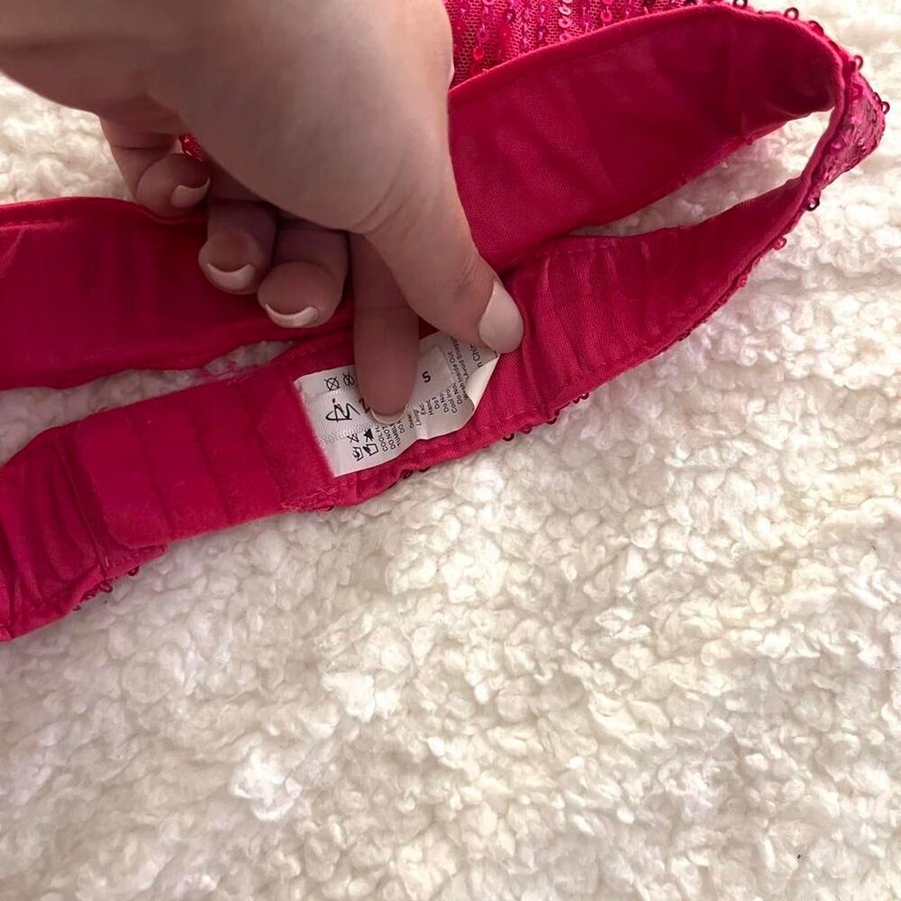 Shein Women's Red and Pink Bra - Picture 5 of 5